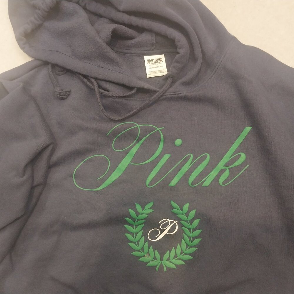 PINK cropped hoodie XL